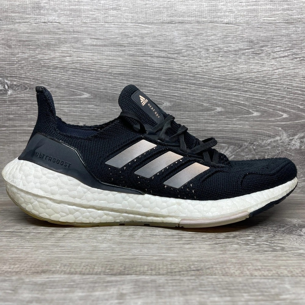 Adidas Ultraboost 22 Heat.RDY Women 8 Black Rose Gold Running Shoes H01174
